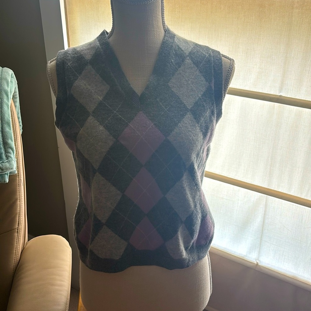 EUC Brooks Brothers Argyle Vest